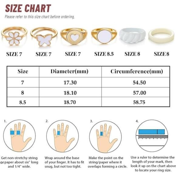 Silver Stackable Knuckle Rings - Picture 2 of 7